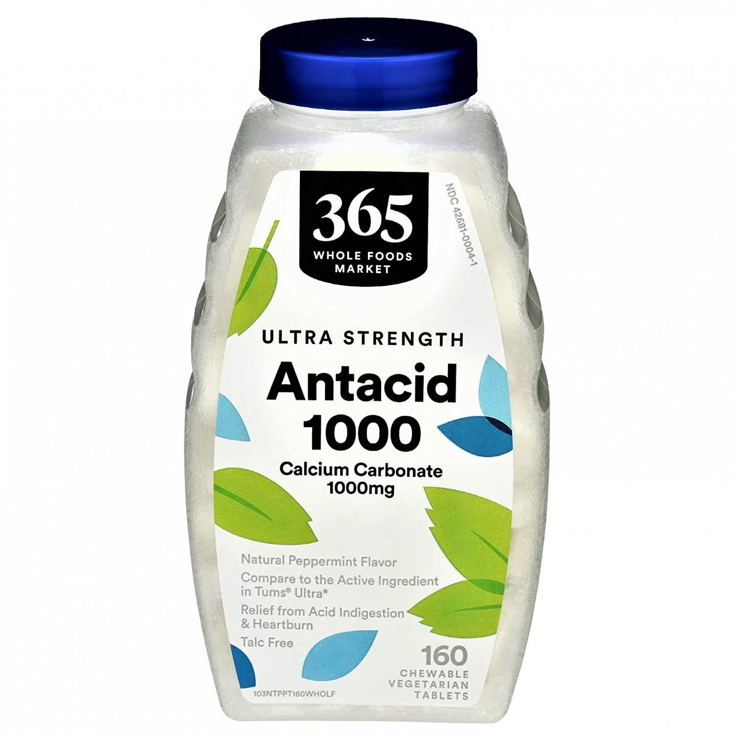 365 by Whole Foods Market, Antacid Ultra Strength 1000mg, 160 Chewable Tablets