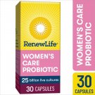Renew Life Women's Care Probiotic, 25 Billion CFU Per Capsule, 30 Capsules