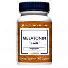 the Vitamin Shoppe, Melatonin for Sleep Support - 3 MG (60 Capsules)