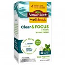 Nature Made Wellblends 2-in-1 Blend Clear & Focus Chewables - 30ct