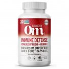 Om Mushrooms, Immune Defense, Powered by Reishi + Vitamin C, 697 mg, 90 Vegetarian Capsules