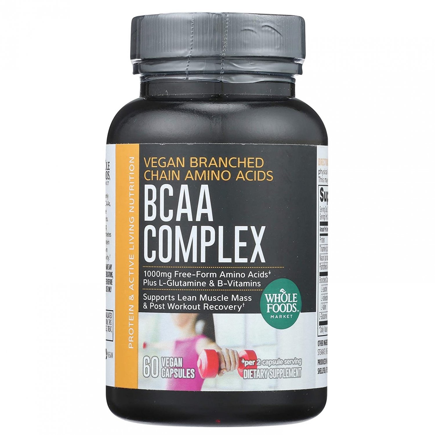 Whole Foods Market, BCAA Complex, 60 Vegan Capsules
