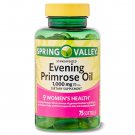 Spring Valley Women's Health Evening Primrose Oil, 1000mg, 75 Softgels