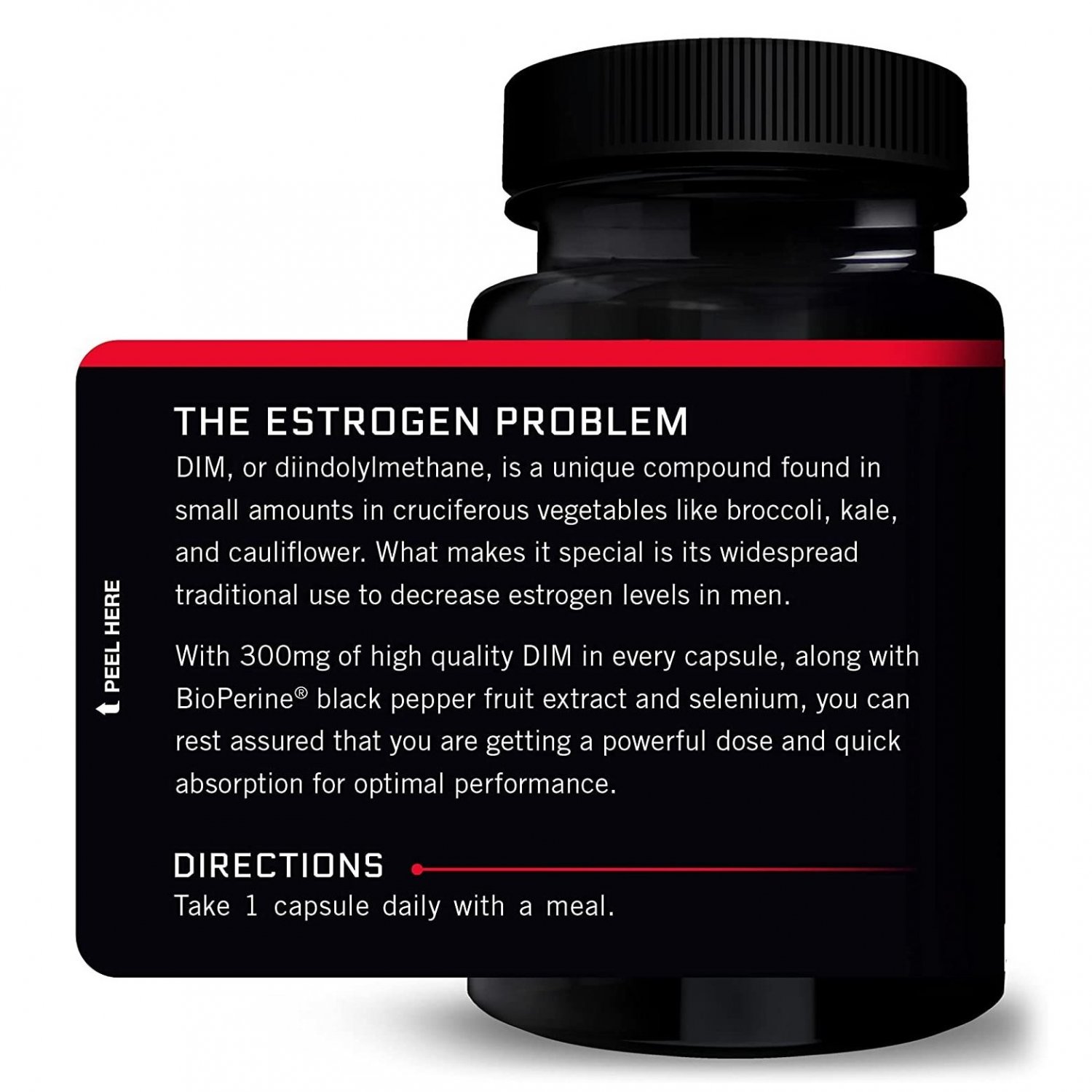 Force Factor DIM with Black Pepper Extract Supports Decrease in