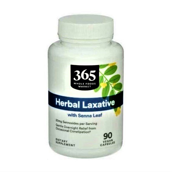 365 Whole Foods Market Herbal Laxative 90 Vegan Capsules