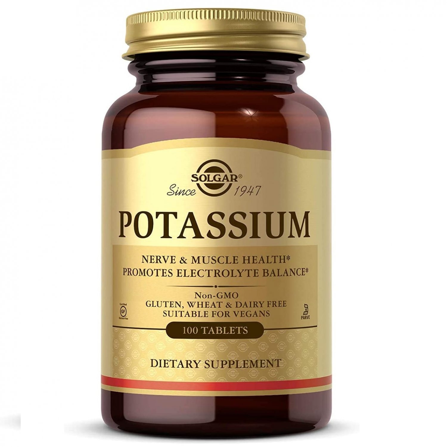 Solgar Potassium - 99 MG (250 Tablets)