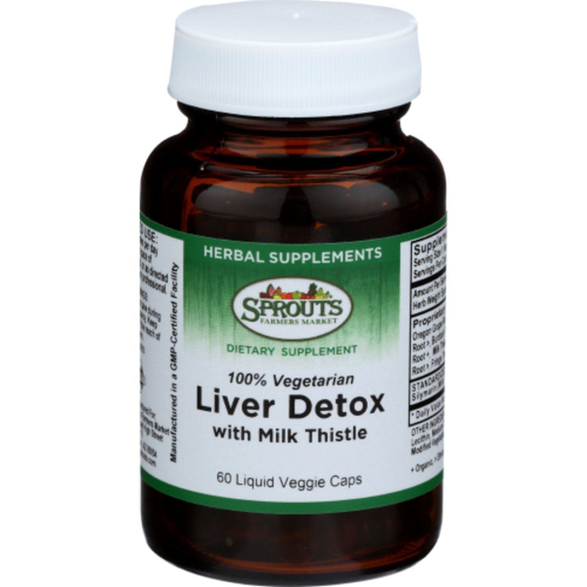 Sprouts Liver Detox with Milk Thistle, 60 Liquid Veggie Caps