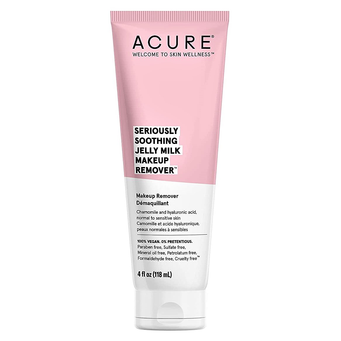 Acure, Seriously Soothing, Jelly Milk Makeup Remover, 4 fl oz (118 ml)