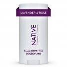 Native Natural Deodorant, Lavender & Rose, Aluminum Free, 2.65 oz