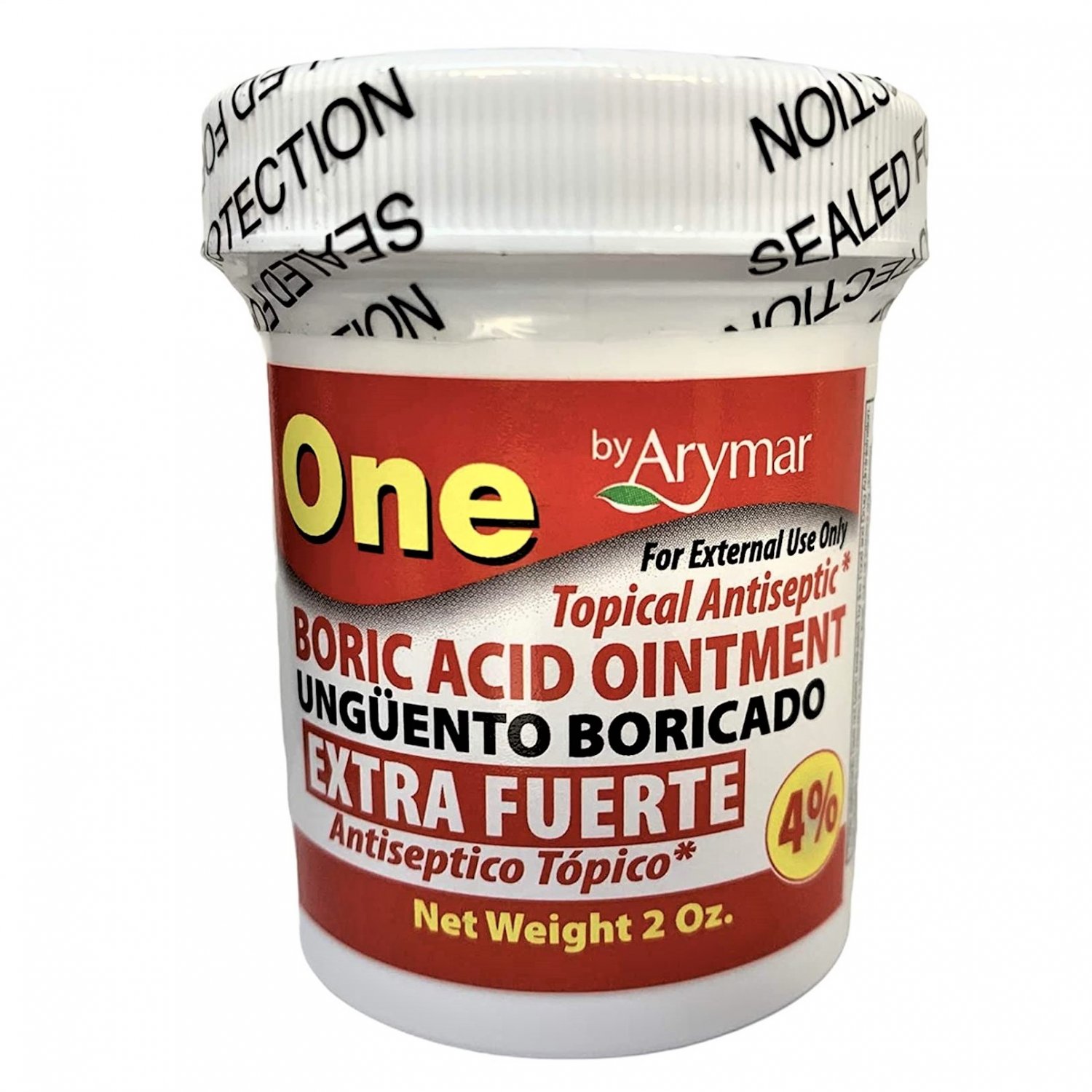 ONE By Arymar - Boric Acid Ointment Extra Strong, 2 oz