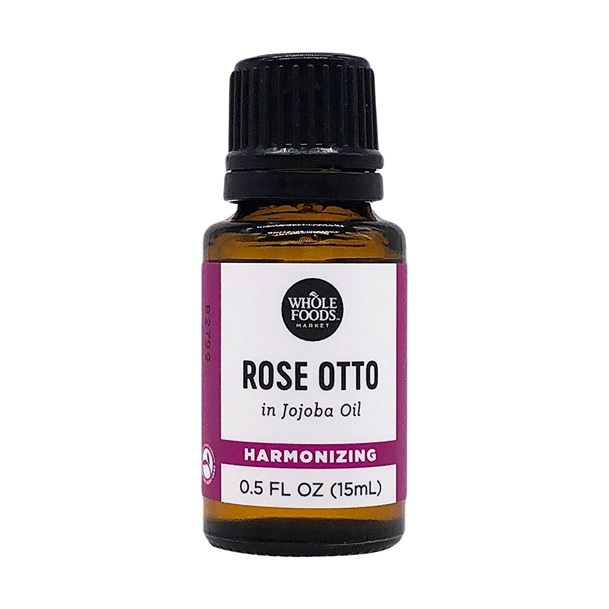 Whole Foods Market -Rose Otto in Jojoba Essential Oil- Harmonizing, 0.5 oz