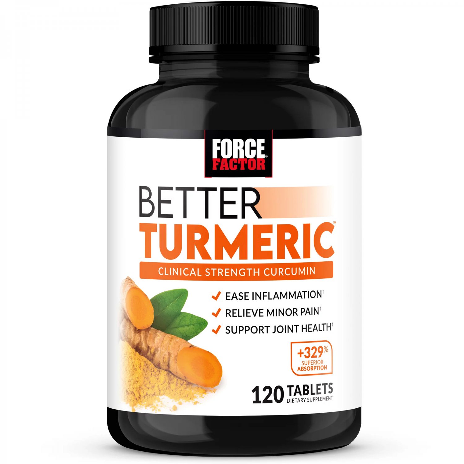 Force Factor, Better Turmeric, 120 Tablets