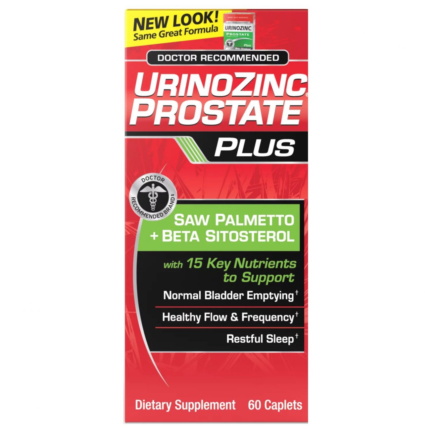 Urinozinc ProFlo Prostate Health Complex- 60 Caplets