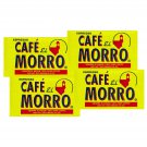El Morro Espresso Dark Roast Caffeinated Ground Coffee, 8.8 oz (Pack of 4)