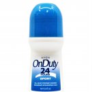 Avon OnDuty Roll-On Antiperspirant Deodorant 24 Hours, Sport 2.6 Oz