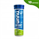 Nuun, Hydration, Sport, Effervescent Electrolyte Supplement, Lemon Lime, 10 Tablets