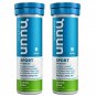 Nuun, Hydration, Sport, Effervescent Electrolyte Supplement, Lemon Lime, 10 Tablets (Pack of 2)