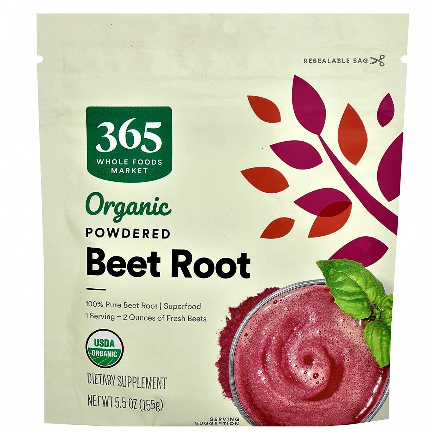 365 by Whole Foods Market, Organic Beet Root Powder, 5.5 oz🌴 Conheça a ...