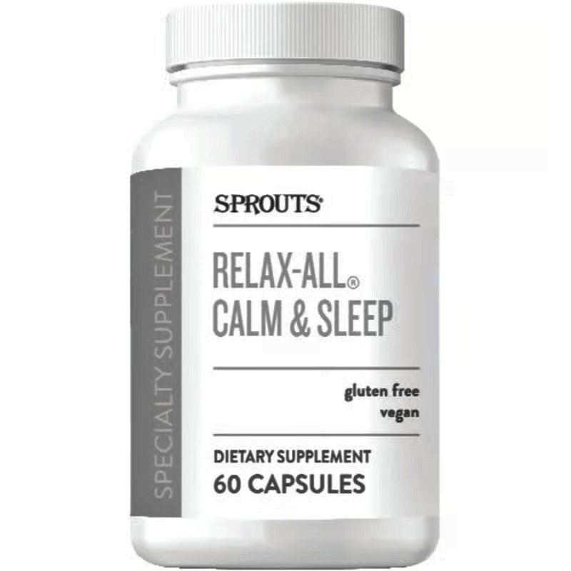 Sprouts Relax-All Calm & Sleep, 60 Capsules