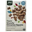 365 by Whole Foods Market Organic Cereal Crunchy Cinnamon Squares, 10 oz (Pack of 2)