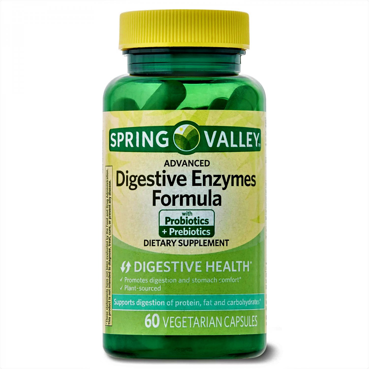 Spring Valley Advanced Digestive Enzymes 60 Vegetarian Capsules