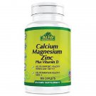 Alfa Vitamins Calcium Magnesium Zinc plus D, 100 Caplets
