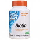 Doctor's Best Biotin For Hair, Skin, Nails, 10,000 MCG (120 Vegetarian Capsules)