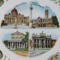 Vintage Souvenir -GIUBILEO 2000- Plate Ricordo di Roma, Basilicas