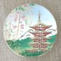Vintage Monuments on Three Plates Greece Japan Spain