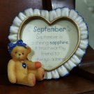1997 Enesco P. Hillman -Cherished Teddy- September Shining Sapphire # 311677