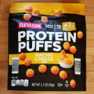 Elevation Protein Puffs Nacho Cheese, 2.1 oz, 42g Protein (3 Bag)