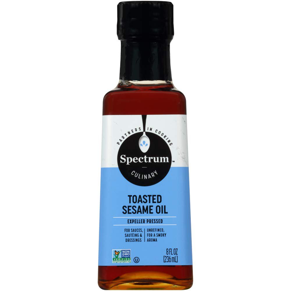 Spectrum Organic Unrefined Toasted Sesame Oil, 8 fl oz