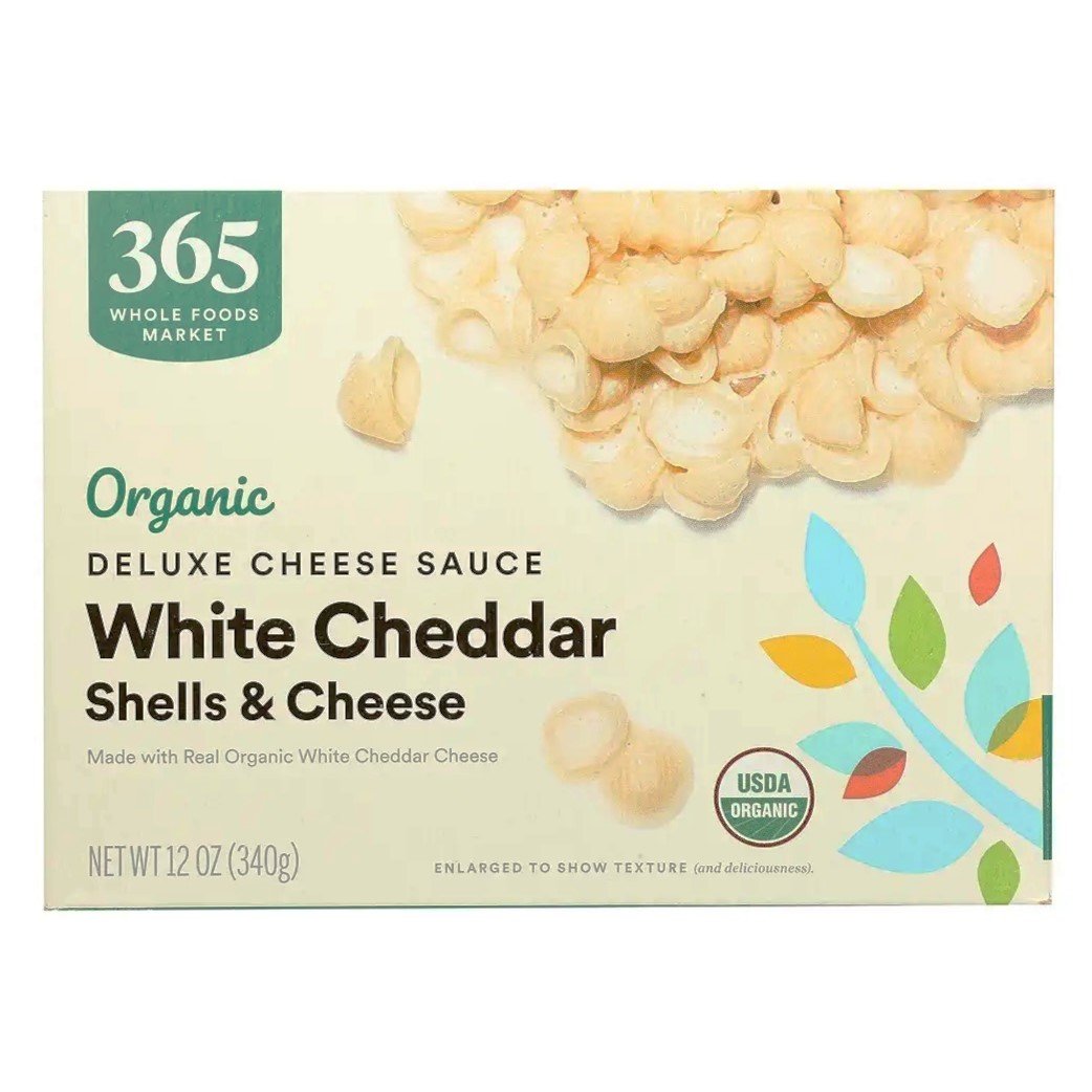 365 by Whole Foods Market Organic Shells & White Cheddar Cheese, 12 oz