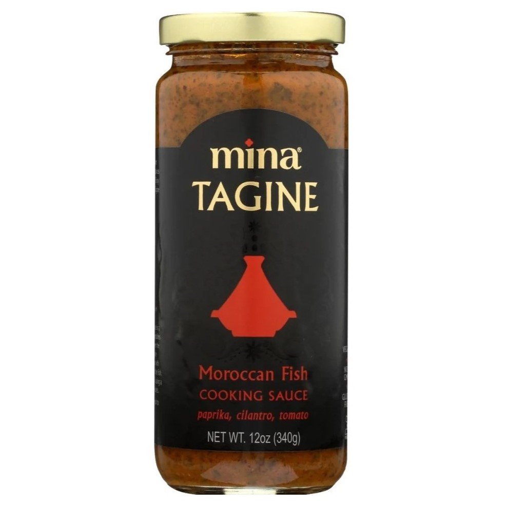Mina Tagine Sauce Moroccan Fish Cooking Sauce, 12 oz
