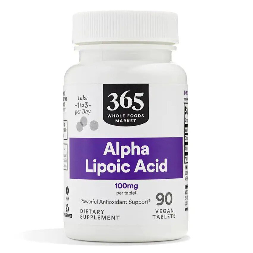 Whole Foods Market Alpha Lipoic Acid 300mg 120 Vegan Tablets