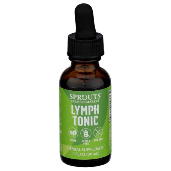 Sprouts Herbal Supplement Lymph Tonic, 325 mg, 1 oz