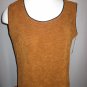 Vikki Vi Brown Crepe Tank Top Size 0X