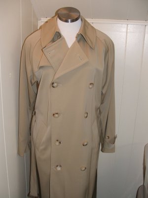 Ralph Lauren BLACK LABEL Wool Trench Coat Size 10