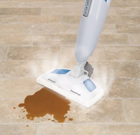 Bissell PowerFresh Steam Mop 1940 Stick Steam Cleaner Bagless White