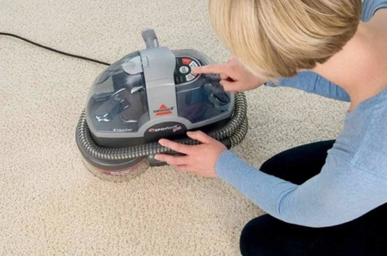 Bissell SpotBot Pet Deep Cleaner 33N8A Canister Carpet Washer
