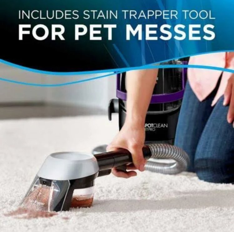 Bissell 2458 SpotClean Pet Pro Portable Carpet Cleaner