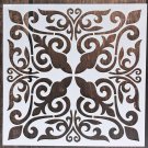 1pc 15*15 Mandala Stencils DIY home decoration drawing Laser cut template Wall Stencil Painting for 