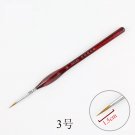 1 Piece Paint Brush Miniature Detail Fineliner Nail Art Drawing Brushes Wolf Half Paint Brushes For 