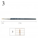 1 Piece Paint Brush Miniature Detail Fineliner Nail Art Drawing Brushes Wolf Half Paint Brushes For 