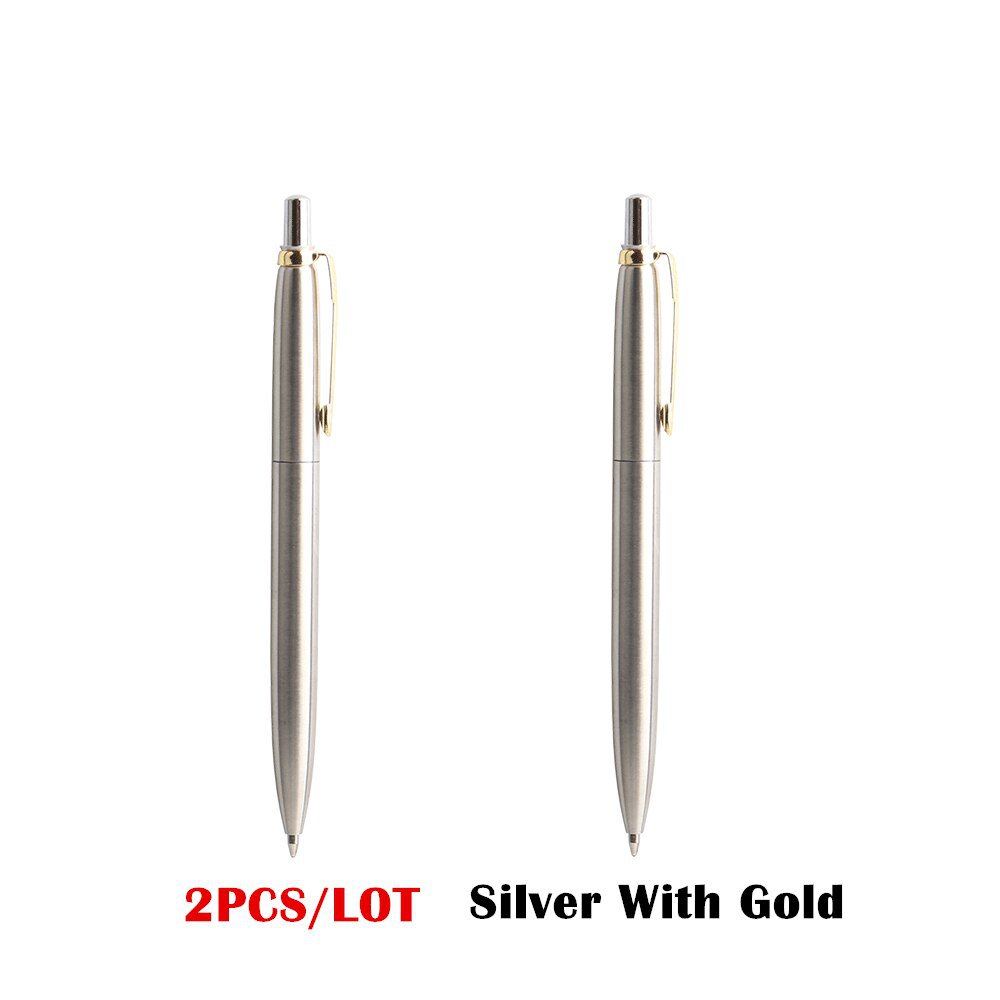 Office Pen Commercial metal ballpoint pen gift stationery core automatic Roller ball pen for school