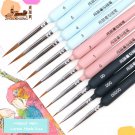 10 piece type Hook line pen watercolor soft hair oil painting extra fine weasel hair Hand Painted br