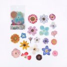 Mr.paper 40Pcs/bag Plant Flower Mushroom Ginkgo Pet Deco Diary Stickers Scrapbooking Planner Decorat