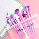 10Pcs/Set Gel Pen Unicorn Pen Stationery Kawaii School Supplies Gel Ink Pen School Stationery Office