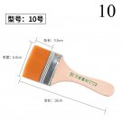 High Quality Nylon Paint Brush  Different Size Wooden Handle Watercolor Brushes For Acrylic Oil Pain