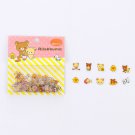 80 pcs/bag Japanese Stationery Stickers Cute Cat Sticky Paper Kawaii PVC Diary Bear sticker For Deco